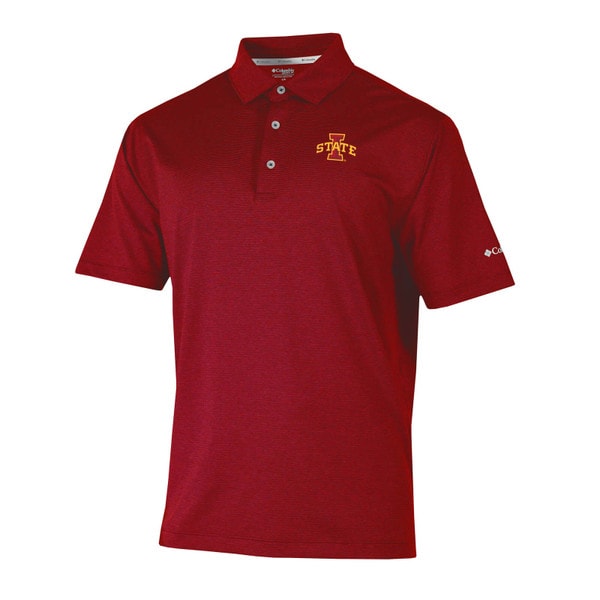 Columbia I-State Cardinal Short Sleeve Polo